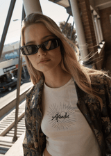 AFENDS Womens Pulse - Tank Top - Moonbeam - Afends womens pulse   tank top   moonbeam 