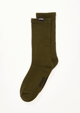 AFENDS Mens Everyday - Socks One Pack - Military - Afends mens everyday   socks one pack   military 