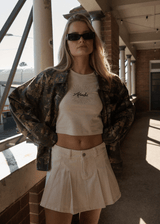 AFENDS Womens Pulse - Tank Top - Moonbeam - Afends womens pulse   tank top   moonbeam 