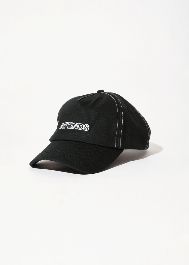 AFENDS Mens Outline - Trucker Cap - Black