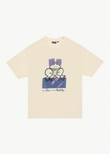 AFENDS Mens Zen Feeling - Retro Tee - Sand - Afends mens zen feeling   retro tee   sand