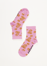 AFENDS Unisex Clara - Crew Socks - Candy - Afends unisex clara   crew socks   candy   streetwear   sustainable fashion