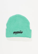 Afends Unisex Eternal - Recycled Knit Beanie - Jade - Afends unisex eternal   recycled knit beanie   jade   streetwear   sustainable fashion