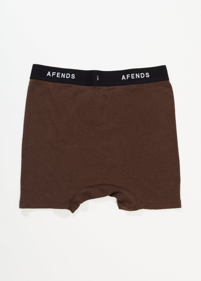 Afends Mens Absolute - Hemp Boxer Briefs - Earth - Streetwear - Sustainable Fashion