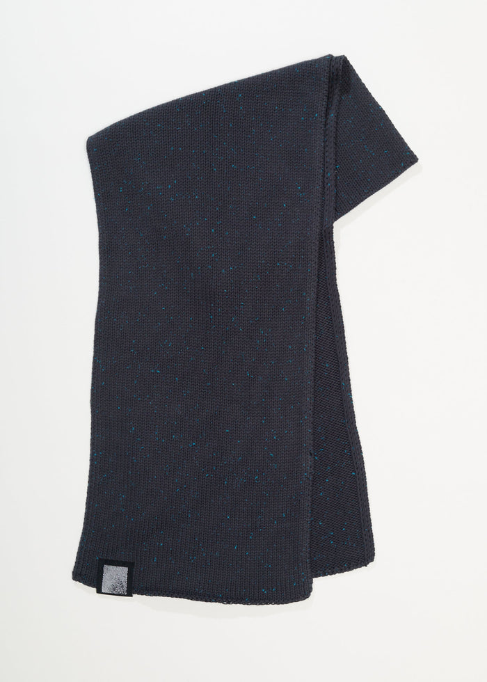 Afends Unisex Solace - Unisex Organic Knit Scarf - Charcoal - Streetwear - Sustainable Fashion