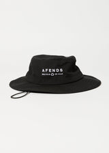 Afends Unisex Calico - Recycled Bucket Hat - Black - Afends unisex calico   recycled bucket hat   black   streetwear   sustainable fashion
