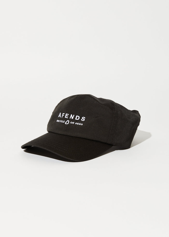 Afends Unisex Calico - Recycled Cap - Black - Streetwear - Sustainable Fashion