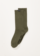Afends Unisex Everyday - Hemp Crew Socks - Cypress - Afends unisex everyday   hemp crew socks   cypress   streetwear   sustainable fashion