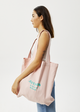 Afends Unisex Daze - Hemp Tote Bag - Lotus - Afends unisex daze   hemp tote bag   lotus   streetwear   sustainable fashion