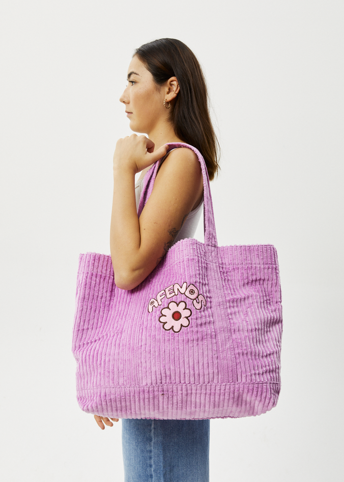 Afends Unisex Sun Dancer - Oversized Tote Bag - Candy - Streetwear - Sustainable Fashion