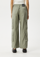 Afends Womens Midnight - Cargo Pants - Olive - Afends womens midnight   cargo pants   olive   streetwear   sustainable fashion