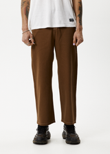 Afends Mens Pablo - Recycled Baggy Pants - Toffee - Afends mens pablo   recycled baggy pants   toffee   streetwear   sustainable fashion