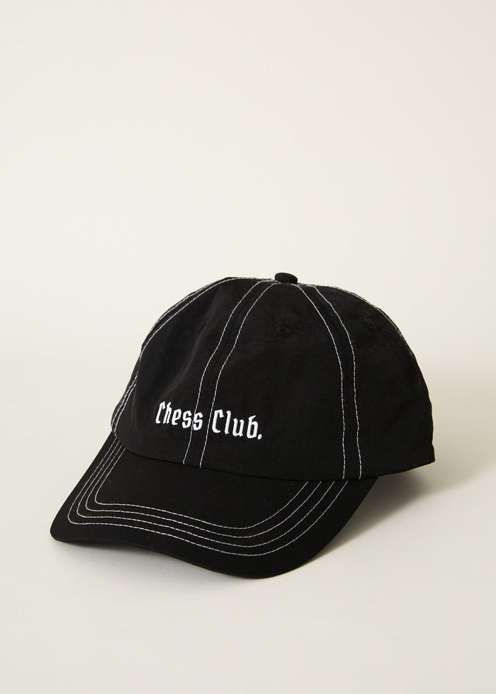 Afends Unisex Chess Club  - Recycled Cap - Black - Streetwear - Sustainable Fashion