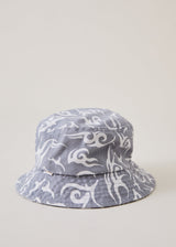 Afends Unisex Tribal - Organic Bucket Hat - Silver - Afends unisex tribal   organic bucket hat   silver   streetwear   sustainable fashion