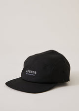 Afends Unisex Misprint - Organic Panelled Cap - Black - Afends unisex misprint   organic panelled cap   black   streetwear   sustainable fashion