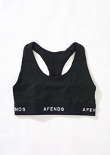 Afends Womens Molly - Hemp Sports Crop - Black - Afends womens molly   hemp sports crop   black   streetwear   sustainable fashion