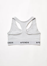 Afends Womens Molly - Hemp Sports Crop - Smoke - Afends womens molly   hemp sports crop   smoke   streetwear   sustainable fashion
