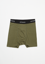 AFENDS Mens Absolute - Hemp Boxer Briefs - Military - Afends mens absolute   hemp boxer briefs   military   streetwear   sustainable fashion