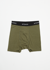 AFENDS Mens Absolute - Boxer Briefs - Military - Afends mens absolute   boxer briefs   military   streetwear   sustainable fashion