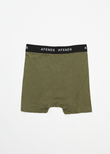 AFENDS Mens Absolute - Boxer Briefs - Military - Afends mens absolute   boxer briefs   military   streetwear   sustainable fashion