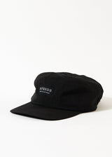 Afends Unisex Credits - Recycled 6 Panel Cap - Black - Afends unisex credits   recycled 6 panel cap   black   streetwear   sustainable fashion