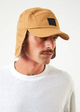 Afends Unisex Colby - Hemp Flap 5 Panel Cap - Chestnut - Afends unisex colby   hemp flap 5 panel cap   chestnut   streetwear   sustainable fashion