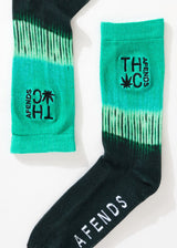 Afends Unisex Homebound - Hemp Crew Socks - Mint - Afends unisex homebound   hemp crew socks   mint   streetwear   sustainable fashion