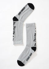 Afends Unisex Fixative - Hemp Crew Socks - Shadow - Afends unisex fixative   hemp crew socks   shadow   streetwear   sustainable fashion