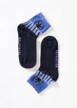 Afends Unisex Moonshadow - Hemp Crew Socks - Plum - Afends unisex moonshadow   hemp crew socks   plum   streetwear   sustainable fashion