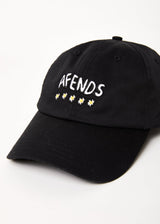 Afends Unisex Flowers - Recycled Baseball Cap - Black - Afends unisex flowers   recycled baseball cap   black   streetwear   sustainable fashion