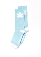 Afends Unisex Controlla - Hemp Crew Socks - Sky Blue - Afends unisex controlla   hemp crew socks   sky blue   streetwear   sustainable fashion