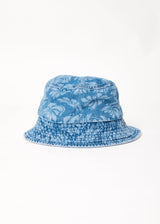 Afends Unisex Billie - Hemp Denim Floral Bucket Hat - Floral Blue - Afends unisex billie   hemp denim floral bucket hat   floral blue   streetwear   sustainable fashion