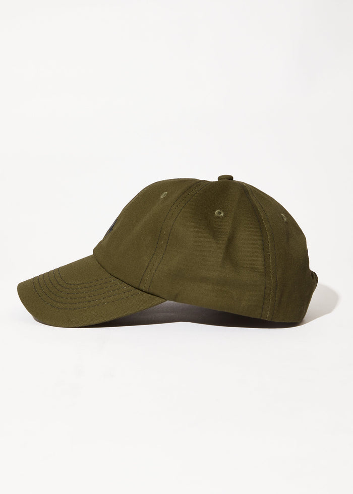 Afends Mens Core - Recycled Six Panel Cap - Military - Streetwear - Sustainable Fashion