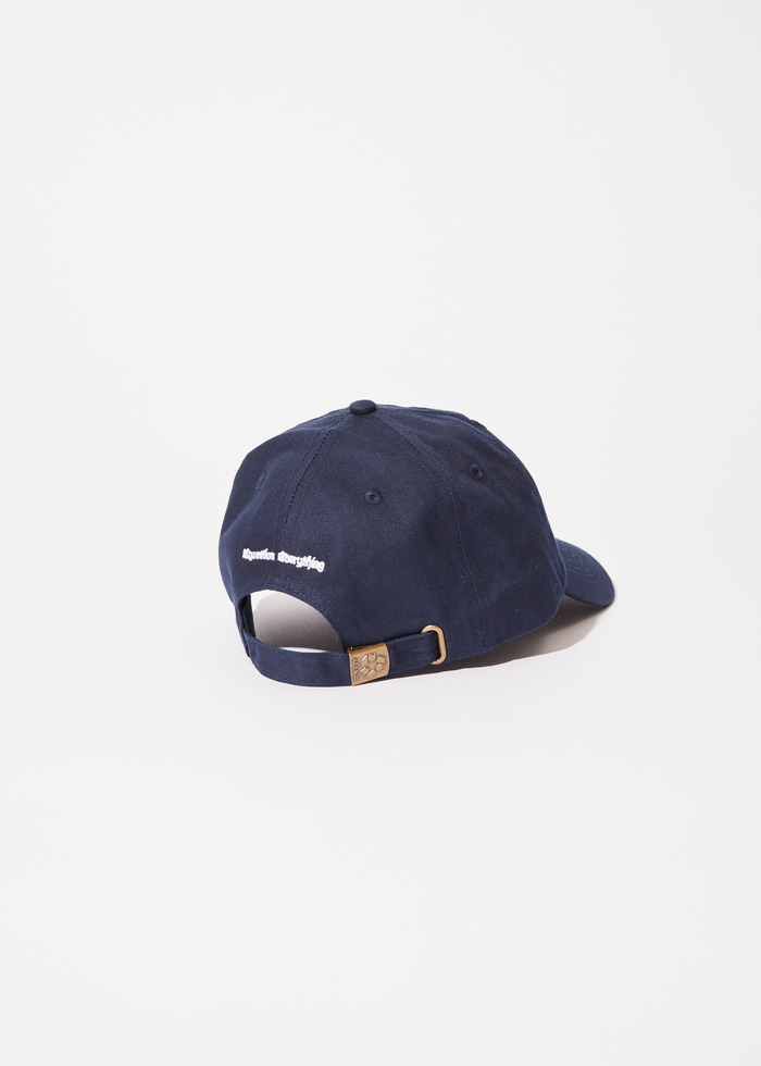 Afends Mens Core -  Six Panel Cap - Navy - Streetwear - Sustainable Fashion