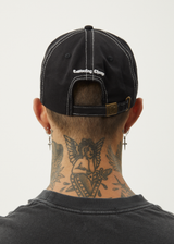 Afends Mens Outline - Recycled Trucker Cap - Black - Afends mens outline   recycled trucker cap   black   streetwear   sustainable fashion