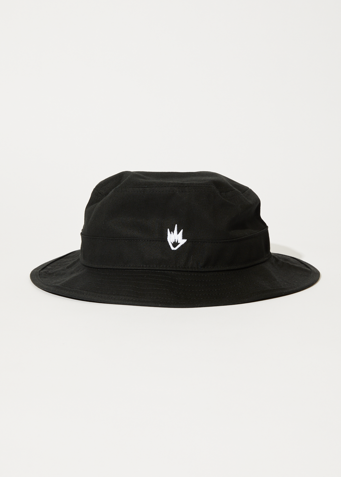 Afends Mens Flame - Recycled Bucket Hat - Black - Streetwear - Sustainable Fashion