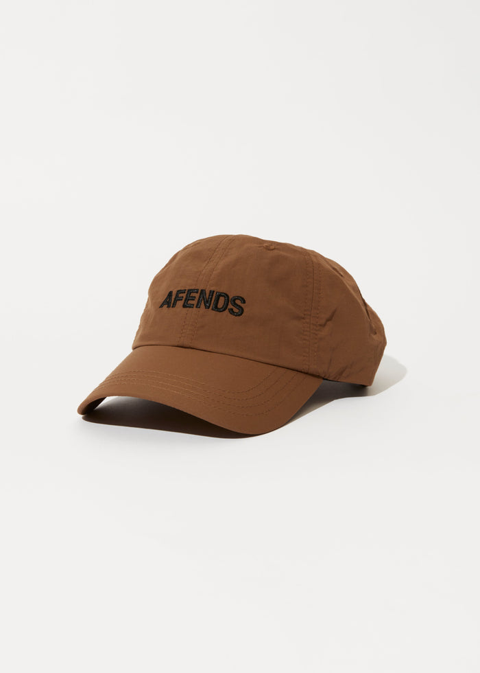 Afends Unisex Vinyl - 6 Panel Cap - Toffee - Streetwear - Sustainable Fashion