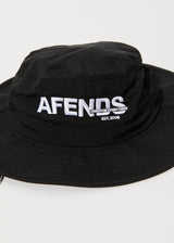 Afends Unisex Vinyl - Bucket Hat - Black - Afends unisex vinyl   bucket hat   black   streetwear   sustainable fashion