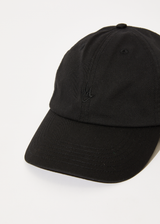 Afends Mens Core -  Six Panel Cap - Stone Black - Afends mens core    six panel cap   stone black   streetwear   sustainable fashion