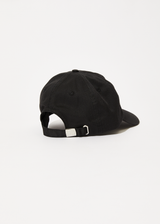 Afends Mens Core -  Six Panel Cap - Stone Black - Afends mens core    six panel cap   stone black   streetwear   sustainable fashion