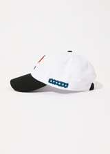 Afends Mens World -  Six Panel Cap - White - Afends mens world    six panel cap   white   streetwear   sustainable fashion
