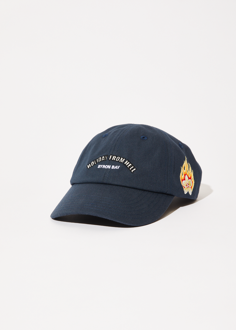 Afends Mens Holiday -  Six Panel Cap - Navy