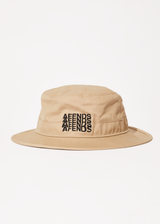 Afends Mens Limits -  Bucket Hat - Dark Ecru - Afends mens limits    bucket hat   dark ecru   streetwear   sustainable fashion