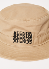 AFENDS Mens Limits - Bucket Hat - Dark Ecru - Afends mens limits   bucket hat   dark ecru   streetwear   sustainable fashion