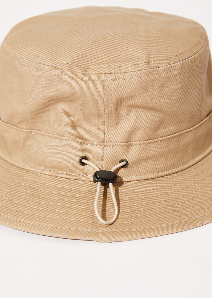Afends Mens Limits -  Bucket Hat - Dark Ecru - Streetwear - Sustainable Fashion