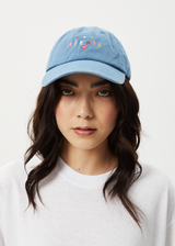 Afends Womens Funhouse - Panelled Cap - Lake - Afends womens funhouse   panelled cap   lake   streetwear   sustainable fashion