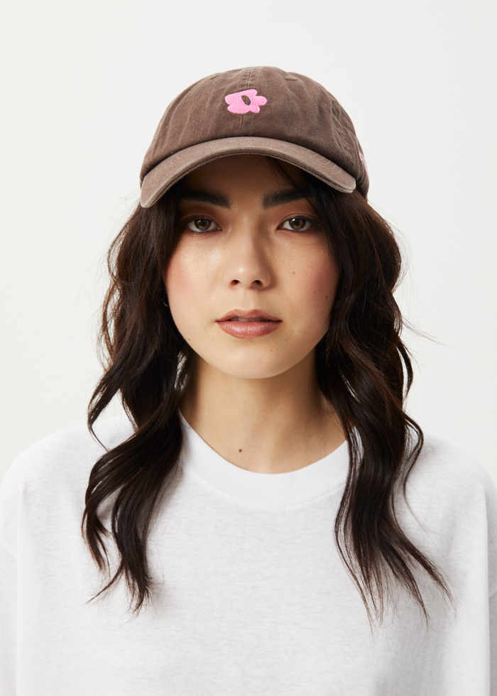 Afends Womens Alohaz - Panelled Cap - Coffee - Streetwear - Sustainable Fashion