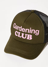 Afends Womens Gardening Club - Trucker Cap - Military - Afends womens gardening club   trucker cap   military   streetwear   sustainable fashion