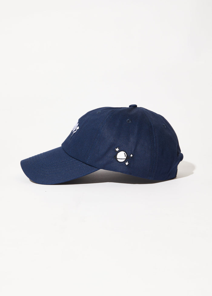 Afends Mens Enjoyment - Six Panel Cap - Navy - Streetwear - Sustainable Fashion