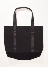 Afends Mens Outline - Oversized Tote Bag - Black - Afends mens outline   oversized tote bag   black   streetwear   sustainable fashion